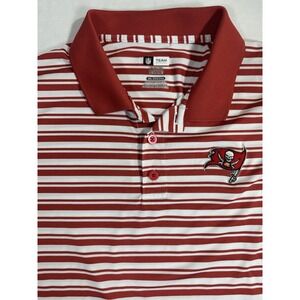 Tampa Bay Buccaneers Polo Shirt‎ Mens 2XL NFL Team Apparel Performance Golf